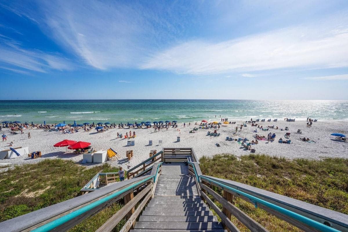 Private Beach Access with Tram - Experience the best of Seacrest Beach on 30A with exclusive private beach access and convenient tram services. Enjoy hassle-free trips to the pristine shores, making every beach day a breeze in this coastal paradise.
